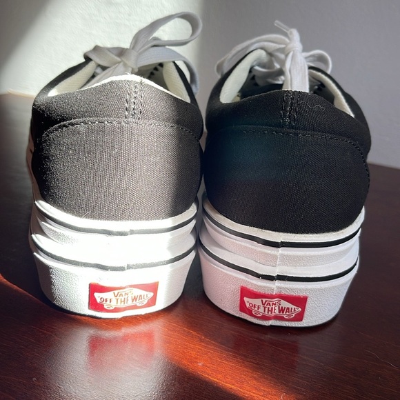 Men’s new vans black stack on shoe sneaker size 9 - Picture 4 of 4